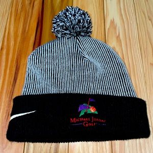 Vintage Michael Jordan Golf Winter Pom Hat
